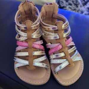 Toddler "Gladiator" style sandal multi color